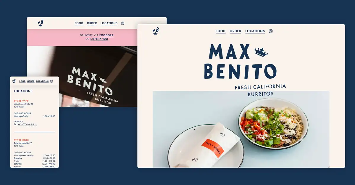 Design Pesendorfer: Responsive Website